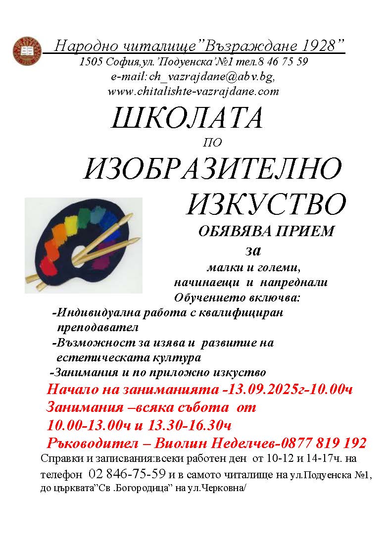 ИЗОБРАЗИТЕЛНО 2025 26